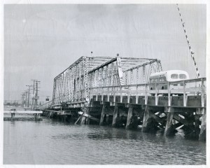Bay Farm Island Bridge, Alameda, California, March 23, 1950                    